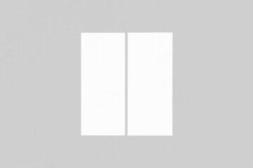 Window shadow drop on white wall background