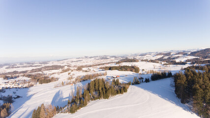 Verschneite Landschaft