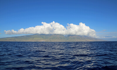 Maui on the horizon - Hawaii