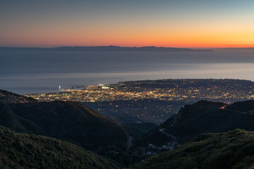 Fototapeta premium Twilight Santa Barbara