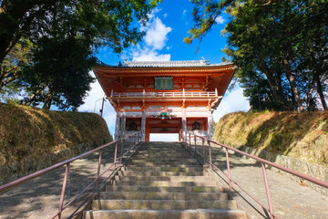 Fototapeta premium 道成寺 山門