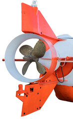 ship propeller of underwater lander Bathyscaphe © AVD