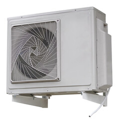air conditioning compressor isolated on white