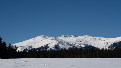 beautiful alps of austria in the hohe tauern national park