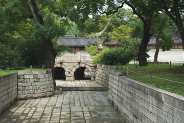 garden of Changdeokgung Palace in Seoul