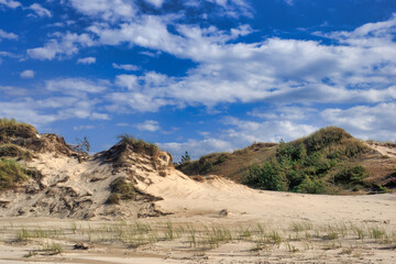 dunes by the baltic sea