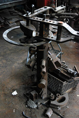 Metal shop steel bending jig