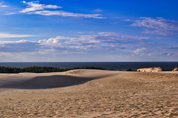 dunes by the baltic sea