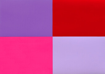 Obraz premium Ein rot, lila, pinker Hintergrund aus Papier