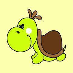 cute cartoon turtle