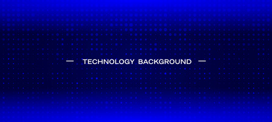 Blue light futuristic technology background .