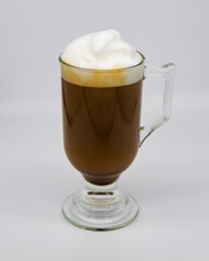 cappuccino with cream