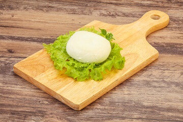 Italian Mozzarella cheese over board