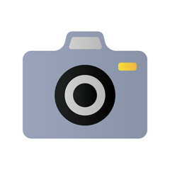 camera photographic flat style icon