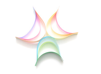 paper folded sign decoration