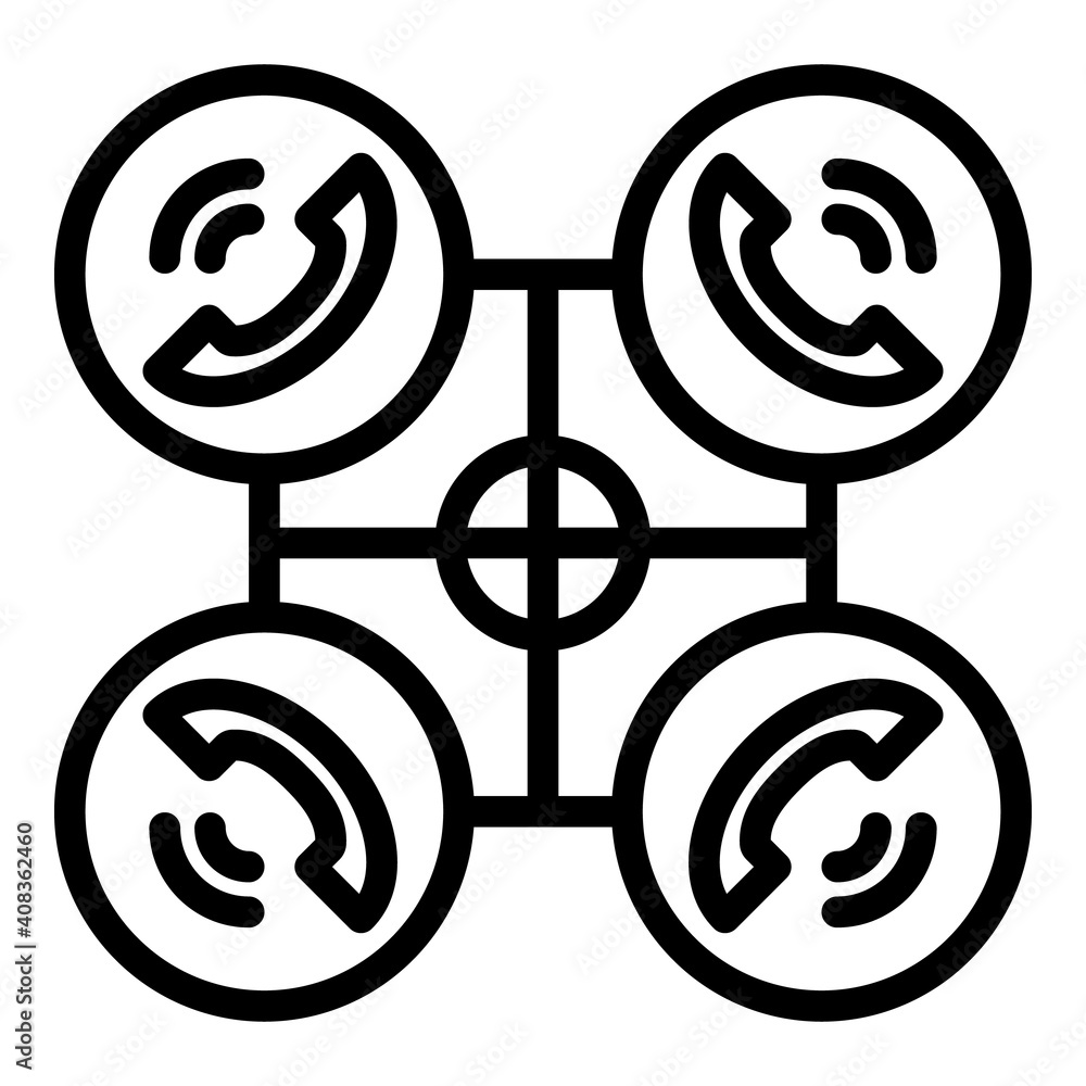 Poster business agent scheme icon. outline business agent scheme vector icon for web design isolated on whi