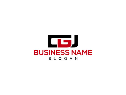 CGJ Logo And Illustrations Design For Business