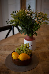 still life with fruits
