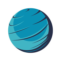 venus planet space isolated icon