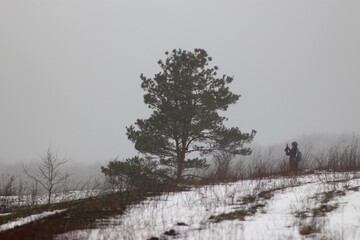 Winter Hiking Along Seym Regional Landscape Park