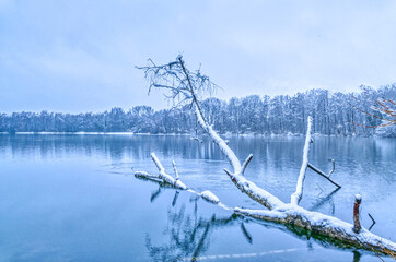 Winter an der Sechs-Seen-Platte in Duisburg