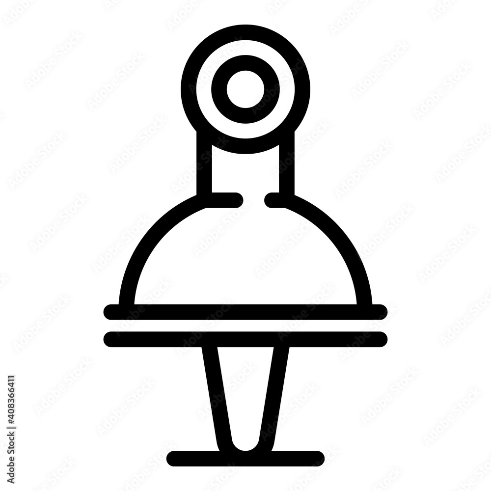 Poster customer web camera icon. outline customer web camera vector icon for web design isolated on white b