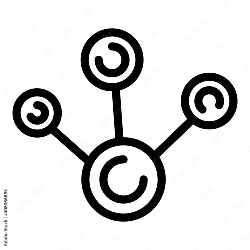 Poster customer data circle scheme icon. outline customer data circle scheme vector icon for web design iso