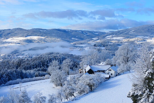 Winter am Bergbauernhof