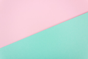 Abstract pastel colored paper texture. Geometric shapes and lines. Minimalist background. Flat lay. Copy space.