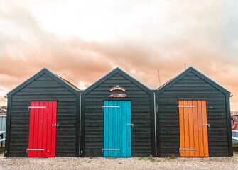 Fototapeta premium colorful huts