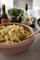 pasta with pesto