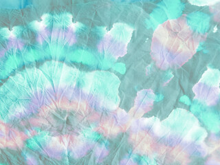 Watercolor Pattern. Creative Turquoise Abstract.