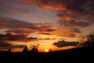 Sunset In The Erzgebirge