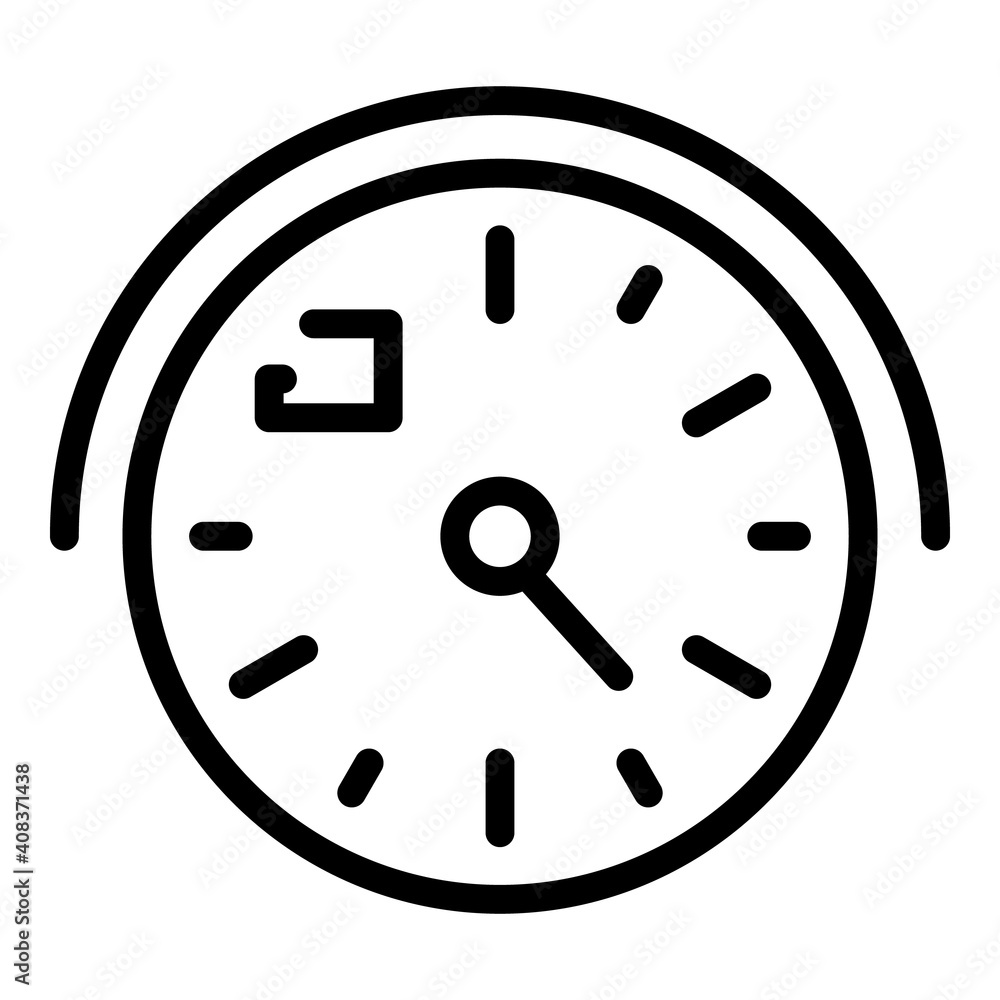 Poster vehicle dashboard icon. outline vehicle dashboard vector icon for web design isolated on white backg