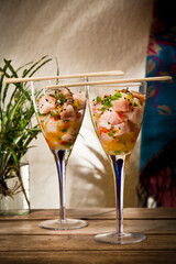 cocktail in a restaurant