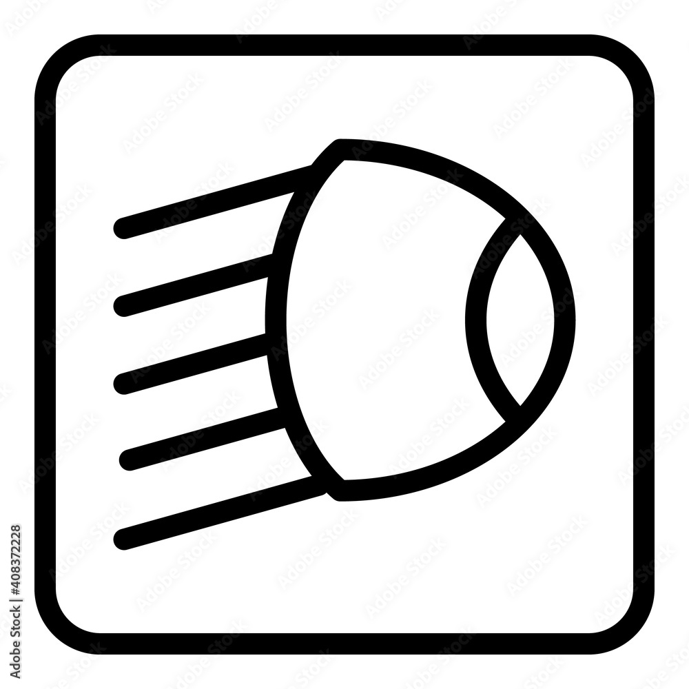 Poster light car dashboard icon. outline light car dashboard vector icon for web design isolated on white b