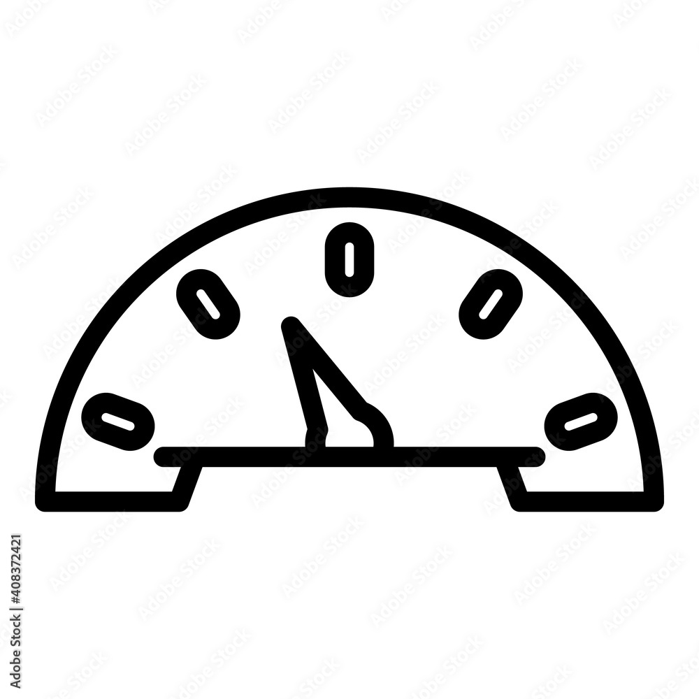 Poster old car dashboard icon. outline old car dashboard vector icon for web design isolated on white backg