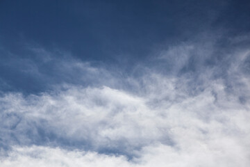 blue sky with clouds