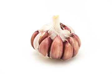 garlic isolated on white background