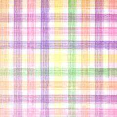 Colorful watercolor checkered pattern