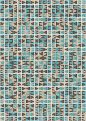 Abstract Geometric Pattern generative computational art illustration