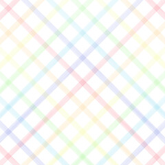 Rainbow Pastel watercolor checkered pattern