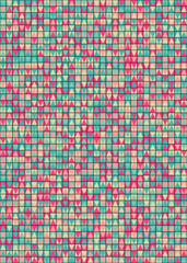 Abstract Geometric Pattern generative computational art illustration