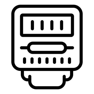 recommend clip art: Electrical box icon. Outline electrical box vector icon for web design isolated on white background