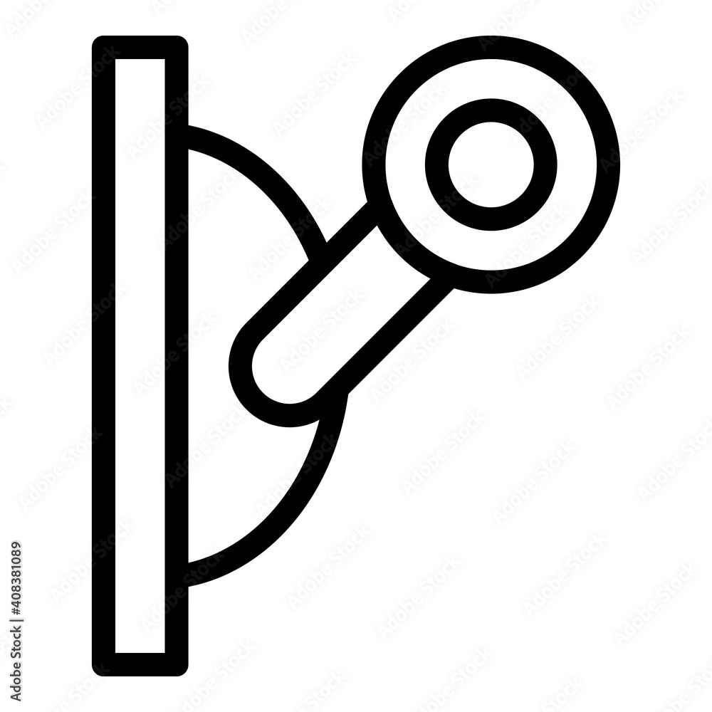 Poster toggle switch icon. outline toggle switch vector icon for web design isolated on white background