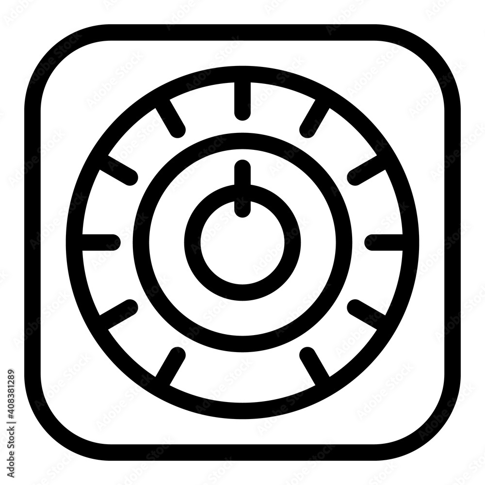 Poster home switch button icon. outline home switch button vector icon for web design isolated on white bac