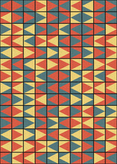 Abstract Geometric Pattern generative computational art illustration