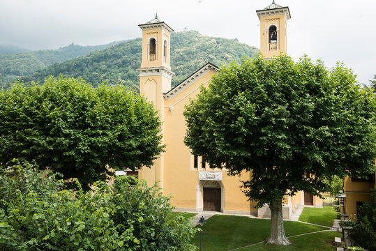 Main Church Of The Valdensians In Torre Pellice, Piedmont