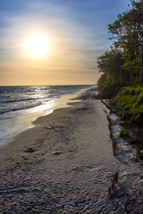 Wschód słońca Mielno