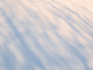 Shadows and patterns in the snow